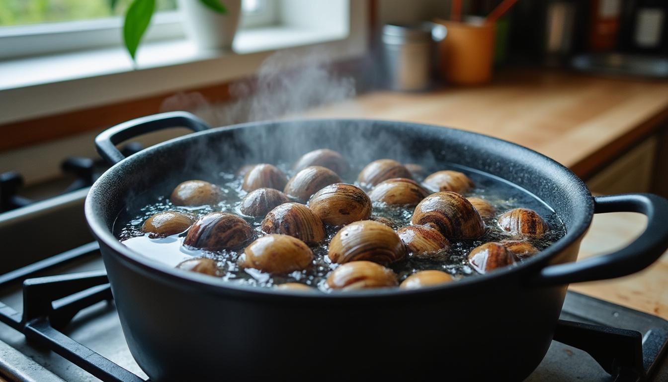 découvrez comment cuire parfaitement les bigorneaux en choisissant entre l'eau froide et l'eau chaude, et apprenez quelle méthode privilégier pour un résultat optimal.