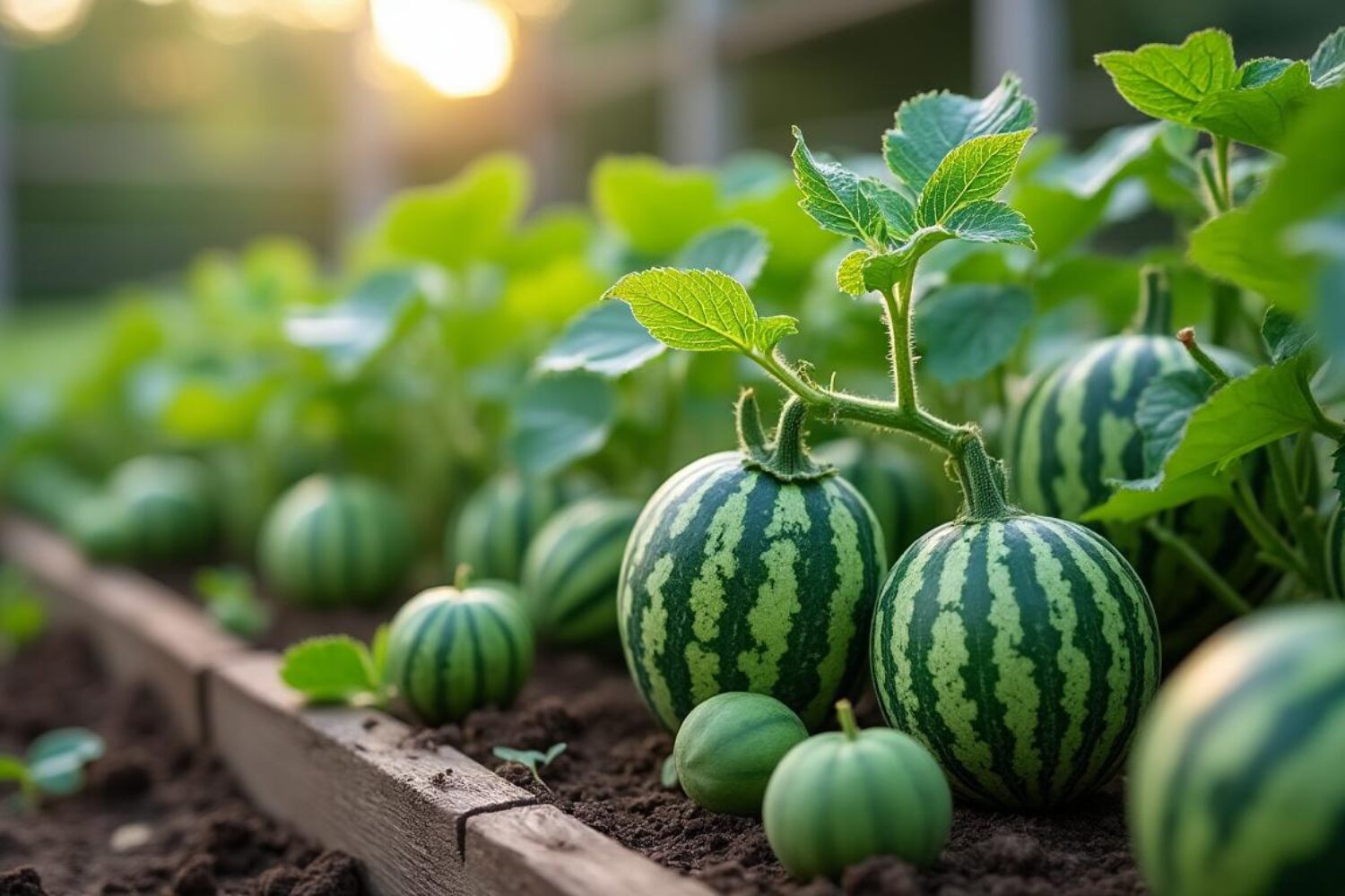 Combien de melons par pied peut-on espérer récolter ?
