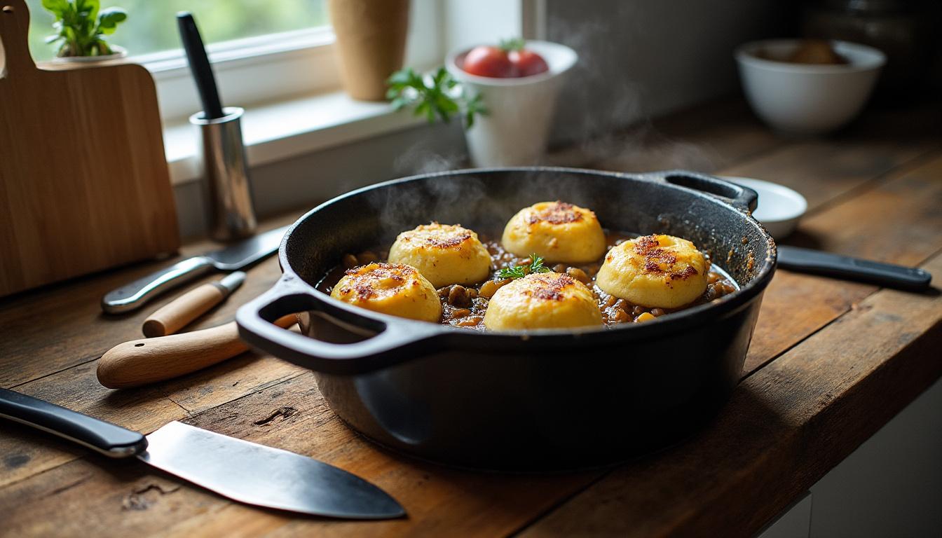découvrez notre recette traditionnelle de paupiette de veau en sauce, un plat savoureux et facile à préparer pour régaler toute la famille.
