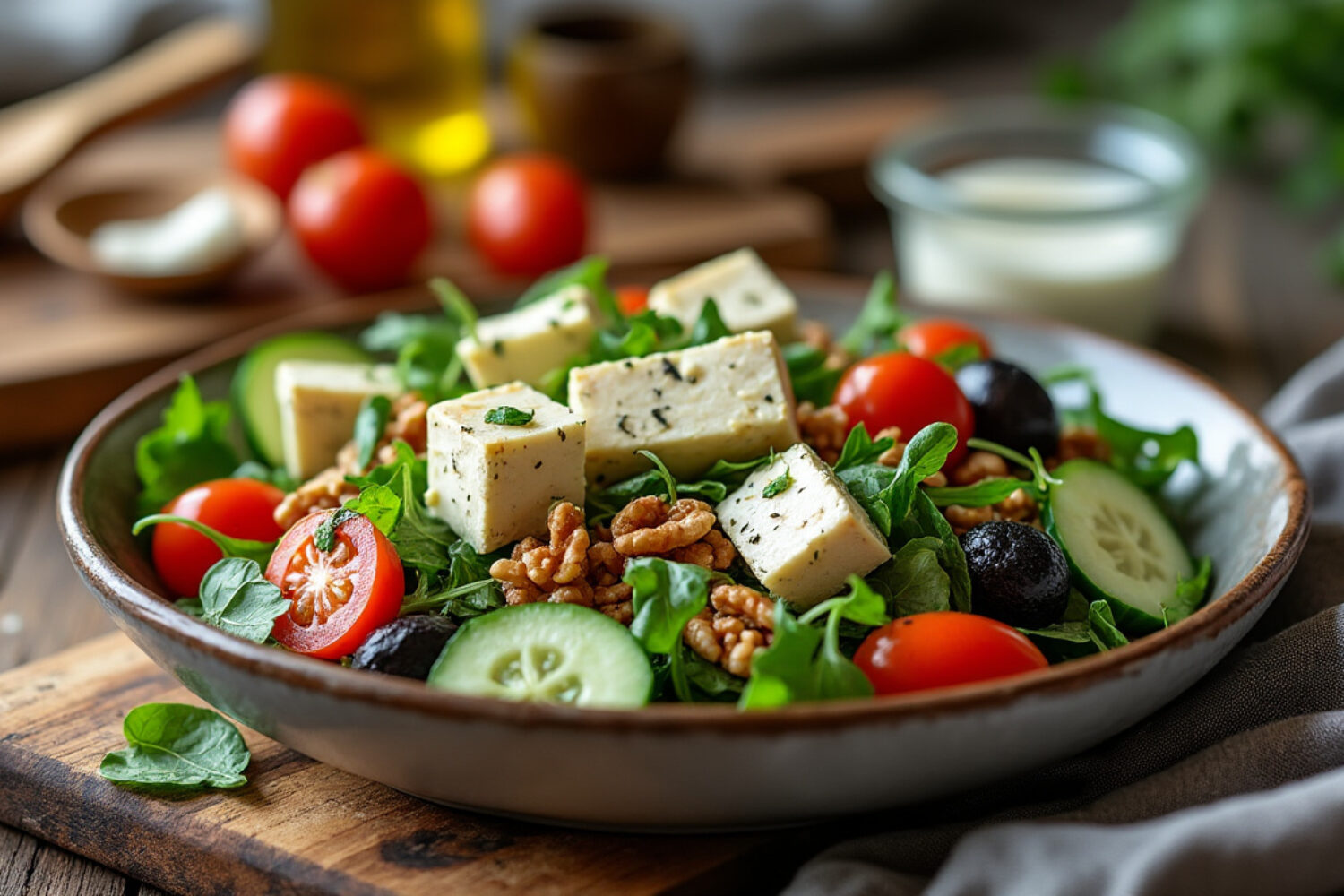 Par quoi remplacer la feta dans une salade ou une recette chaude ?