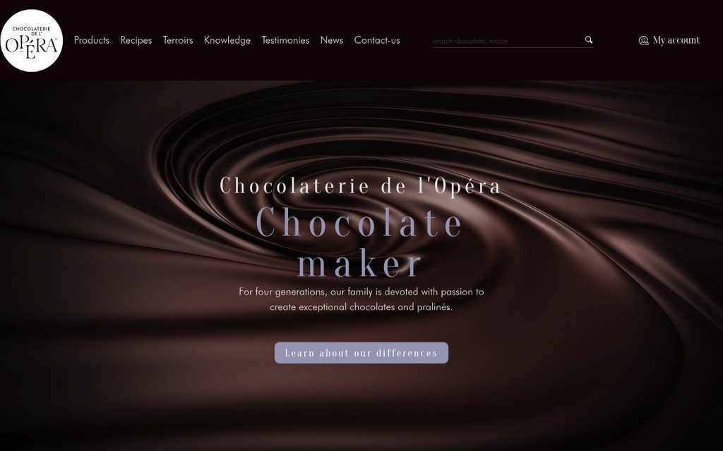Apercu du site Chocolaterie de l’Opéra