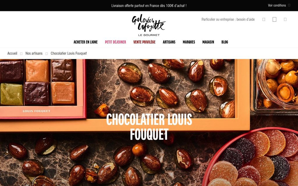 Apercu du site Maison Louis Fouquet